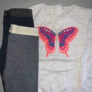 Butterfly Sweater and Leggings ⭐️